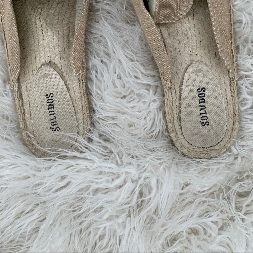 Soludos Slip On Espadrilles Bee Logo Shoes Women’s Size 8.5 - Picture 4 of 9
